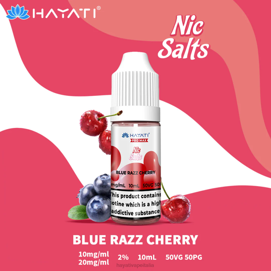 Hayati Pro Max sali di nicotina 6NH0231 Hayati italia ciliegia blu razz