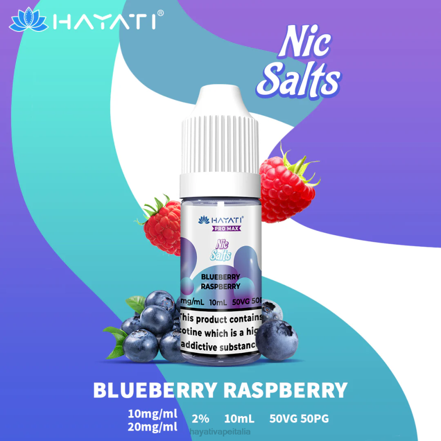 Hayati Pro Max sali di nicotina 6NH0235 Hayati vape liquid lampone mirtillo
