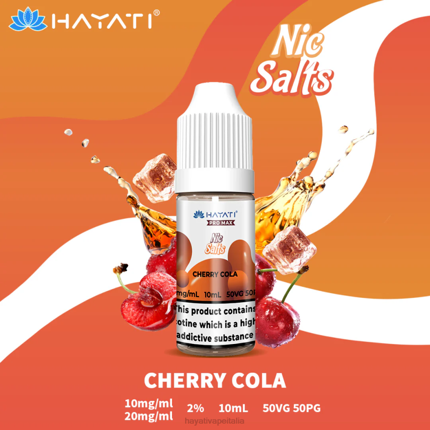 Hayati Pro Max sali di nicotina 6NH0236 Hayati vape near me Cola alla ciliegia