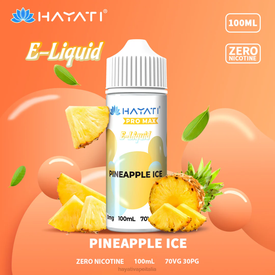 Hayati Pro Max sali di nicotina 6NH0256 Hayati vape near me ghiaccio all'ananas