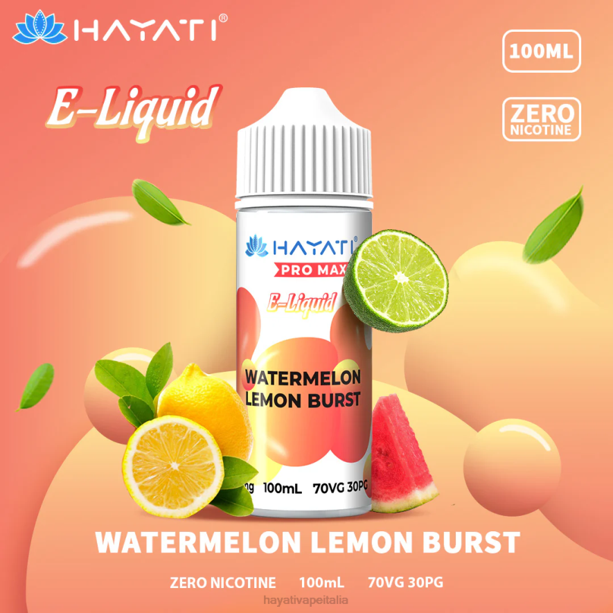 Hayati Pro Max sali di nicotina 6NH0261 Hayati italia scoppio di anguria e limone