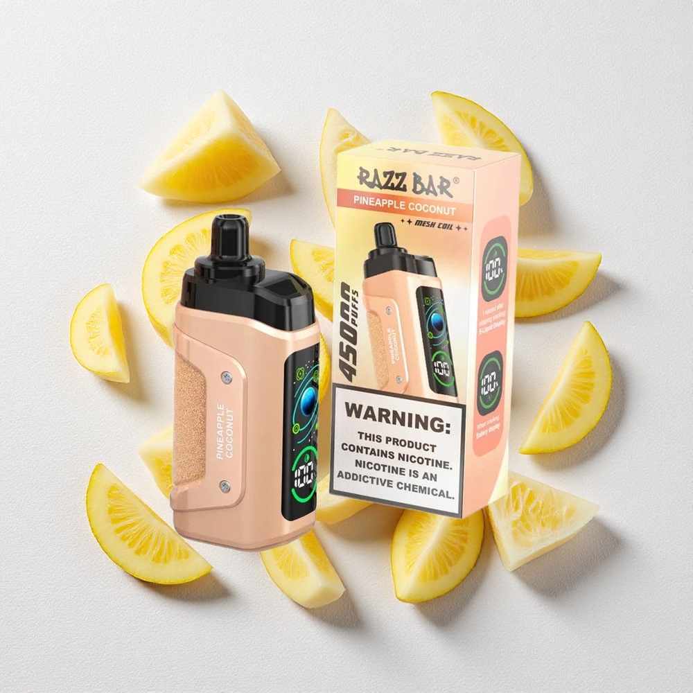 Ananas Cocco Razz Bar 45000 Puffs Ricaricabile Tipo-C