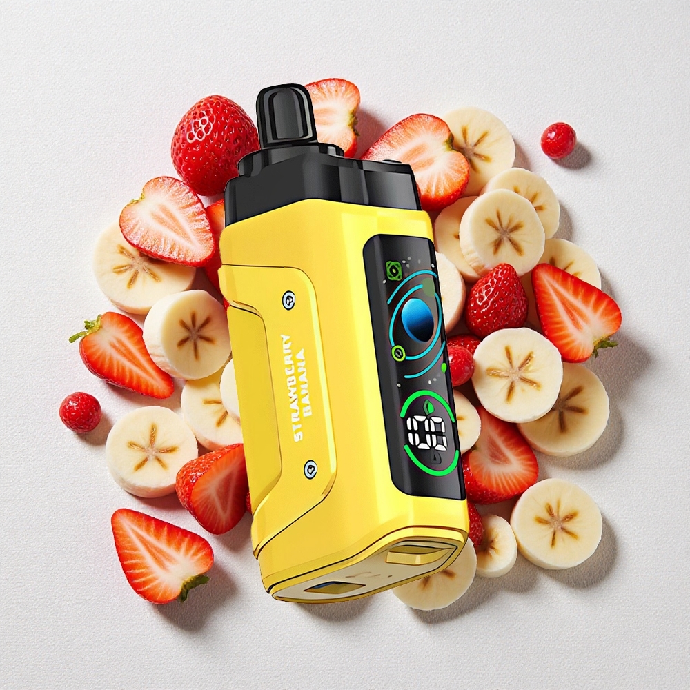 Fragola Banana Razz Bar 45000 Puffs Bobina Mesh 1.0 Ohm