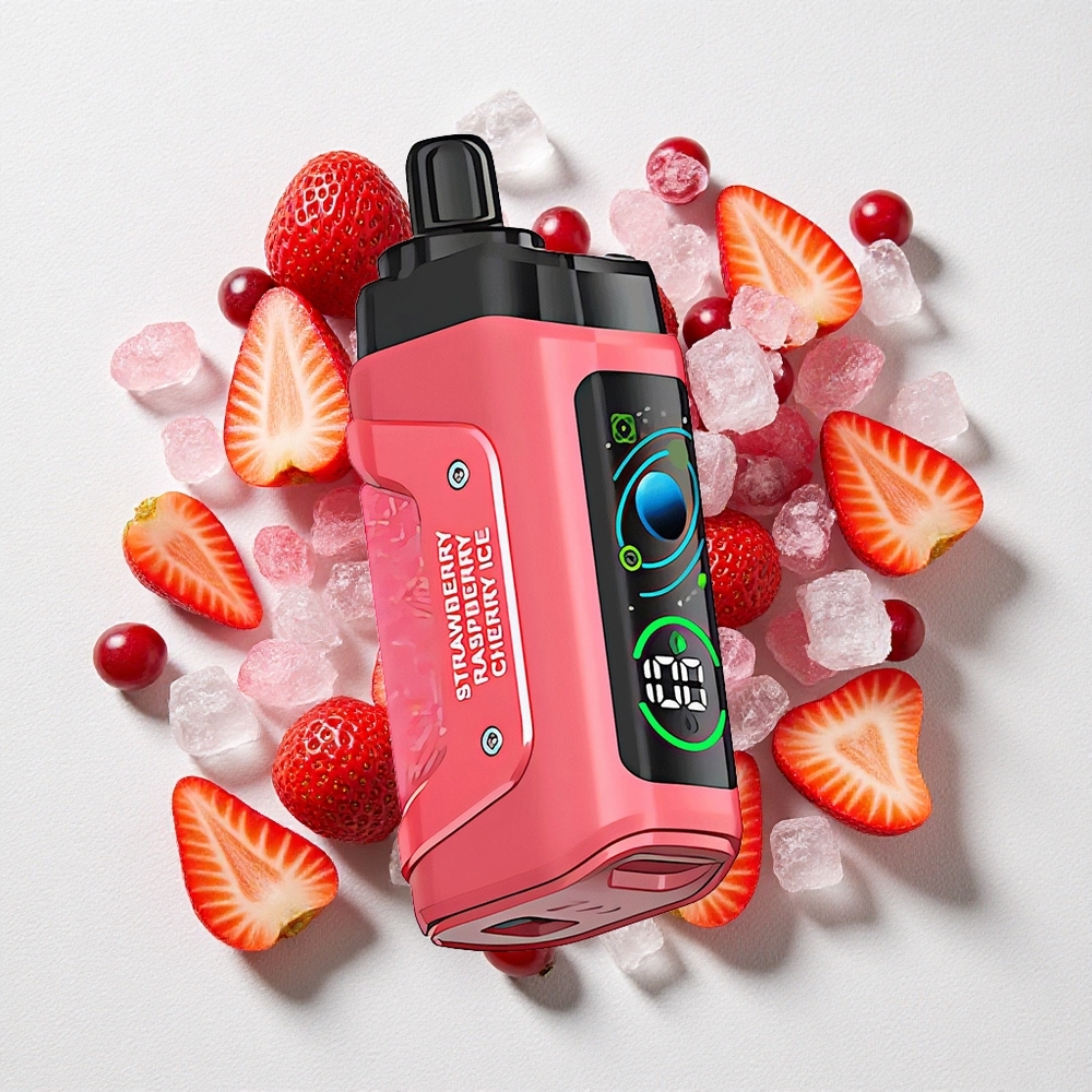 Fragola Ciliegia Ghiaccio Razz Bar 45000 Puffs Bobina Mesh 1.0 Ohm