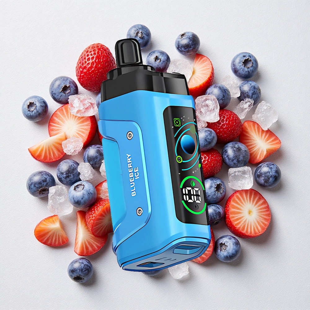 Mirtillo Ghiaccio Razz Bar 45000 Puffs Bobina Mesh 1.0 Ohm