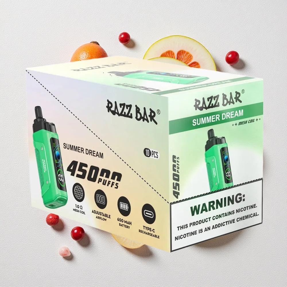 Sogno Estivo Razz Bar 45000 Puffs Bobina Mesh 1.0 Ohm