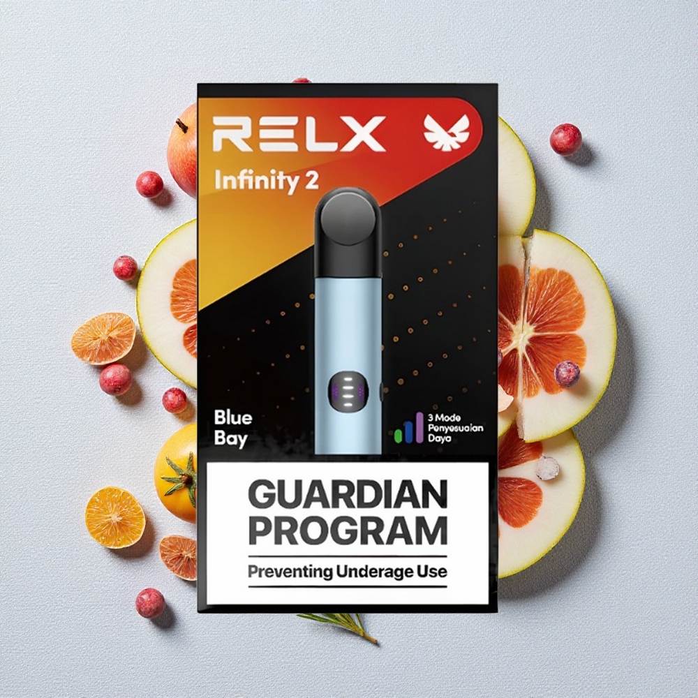 Blu RELX Infinity 2 600-650 Puffs Capacità Pod 1.9 ml