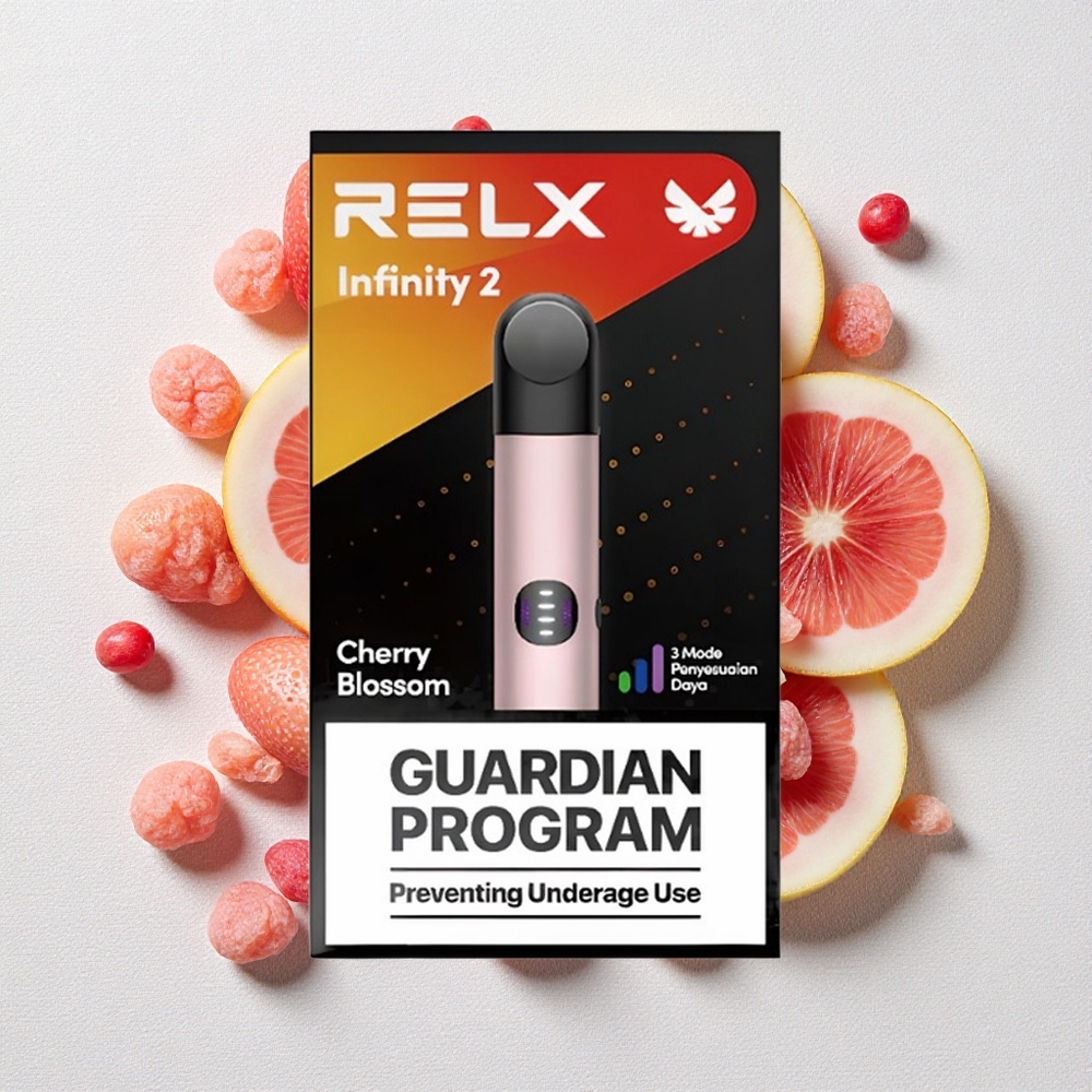 Rosa RELX Infinity 2 650 Puffs Capacità Pod 1.9 ml