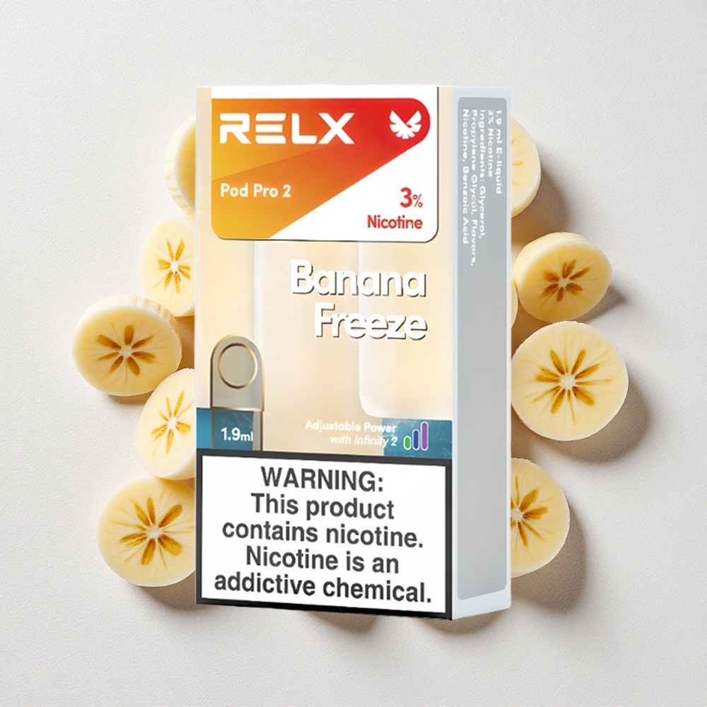 Banana Congelato RELX Pod Pro 2 600 Puffs 1.9ml