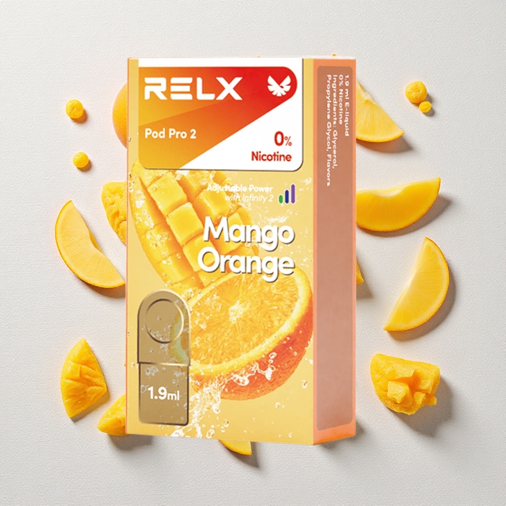 Mango Arancia RELX Pod Pro 2 600 Puffs 1.9ml