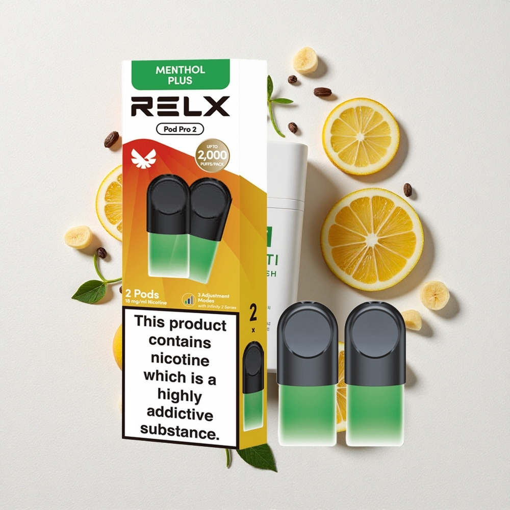 Menta-Mentolo Plus RELX Pod Pro 2 600 Puffs 1.9ml