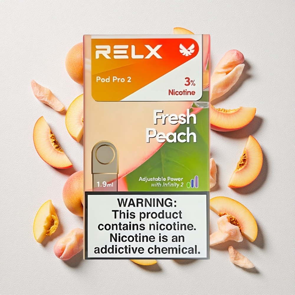Pesca Fresca RELX Pod Pro 2 600 Puffs 1.9ml Capacità