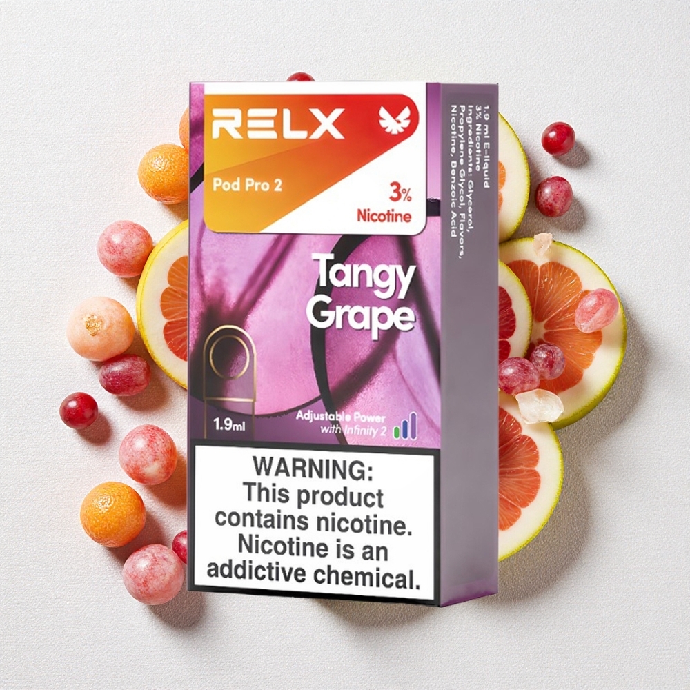 Uva Acida RELX Pod Pro 2 600 Puffs Modalità Regolabile