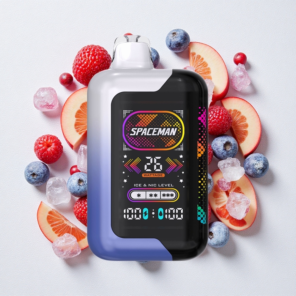 Mirtillo Lampone Ghiaccio SMOK SPACEMAN SP40000 40000 Puffs 1000mAh