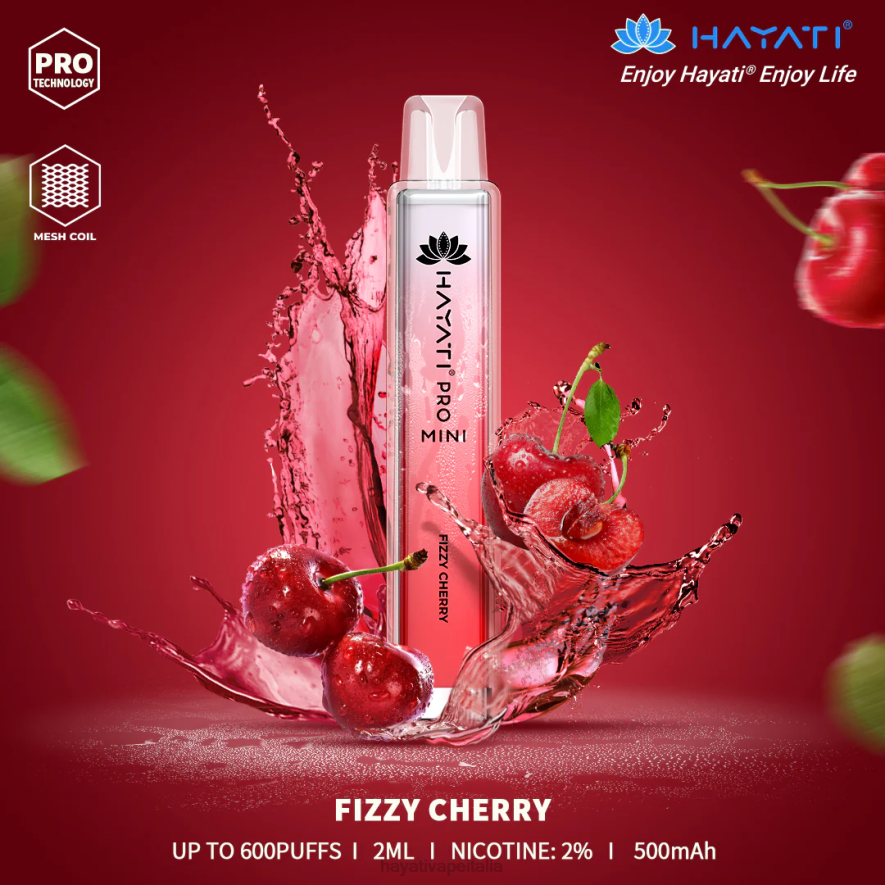 Hayati Pro Mini monouso 6NH09 Hayati store italia ciliegia frizzante