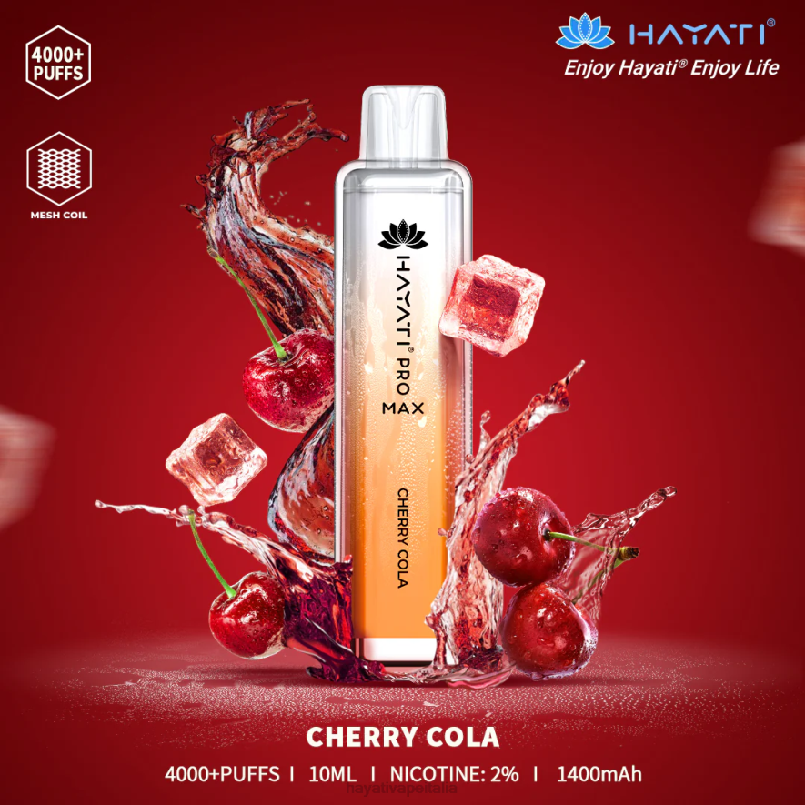 Hayati Pro Max monouso 6NH0100 Hayati flavour list Cola alla ciliegia