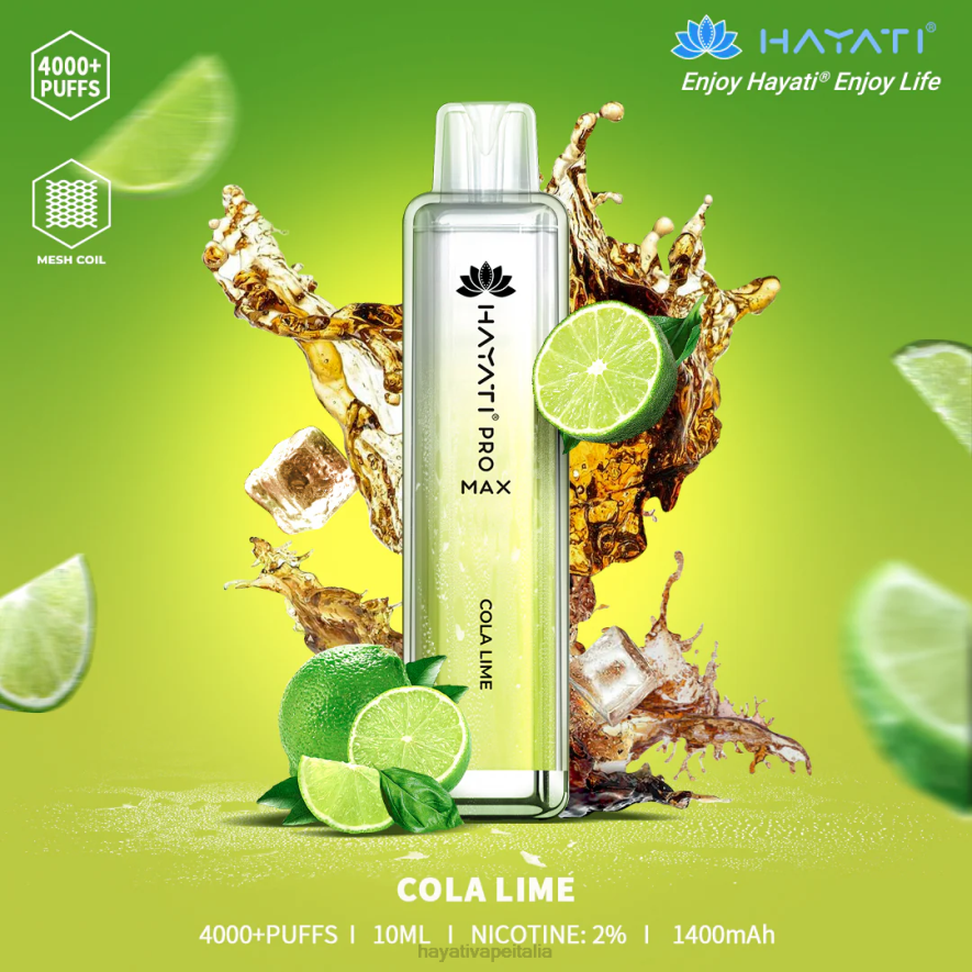 Hayati Pro Max monouso 6NH0101 Hayati italia calce cola