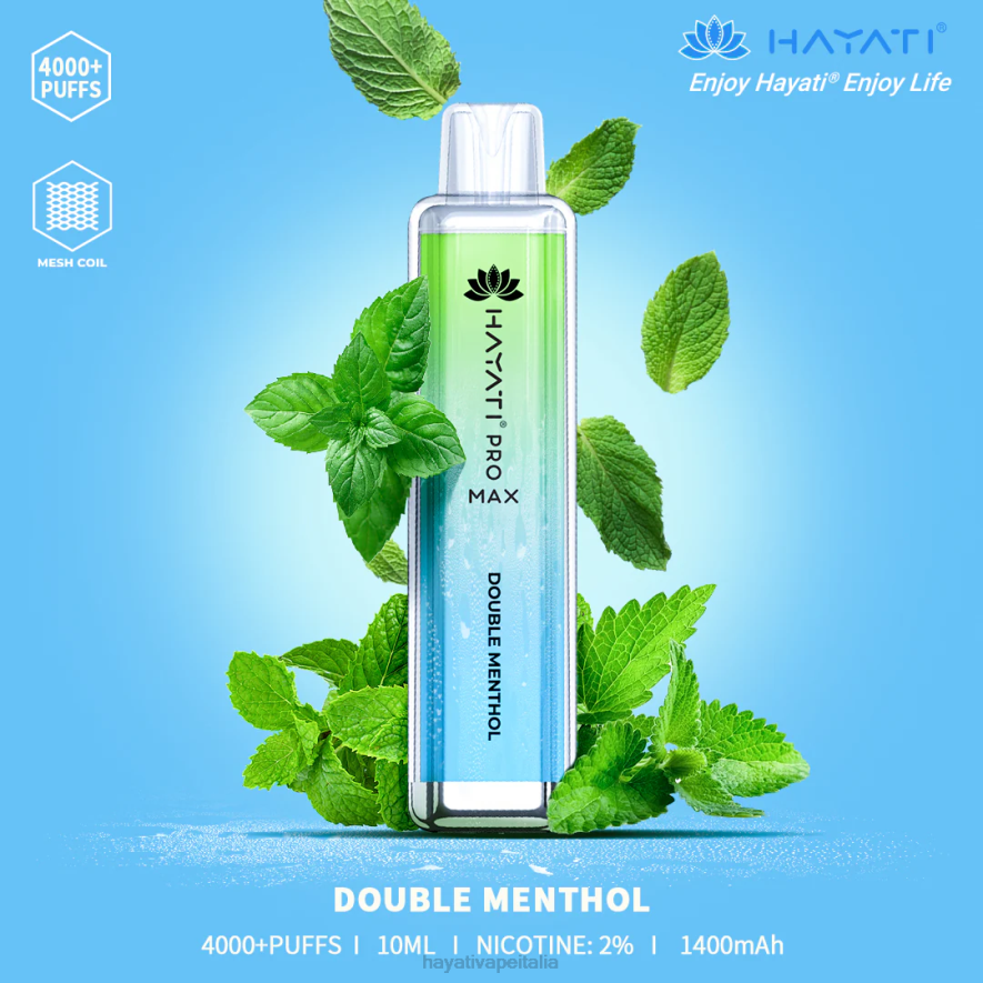 Hayati Pro Max monouso 6NH0102 Hayati milano doppio mentolo