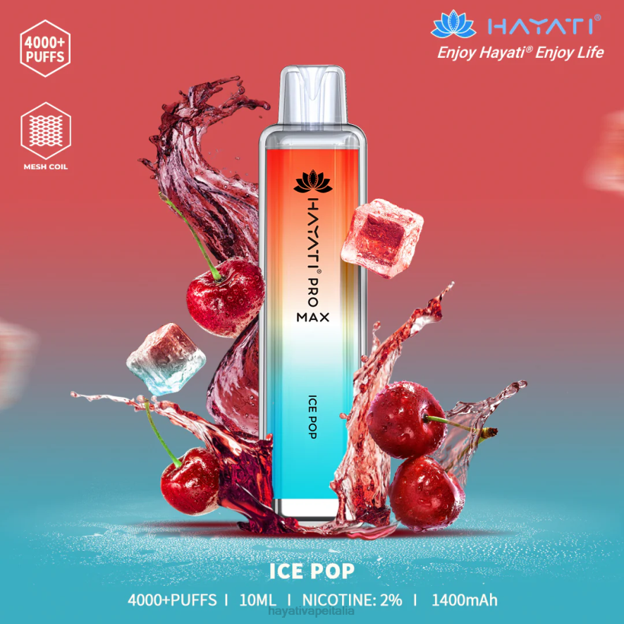 Hayati Pro Max monouso 6NH0107 Hayati vape review ghiacciolo