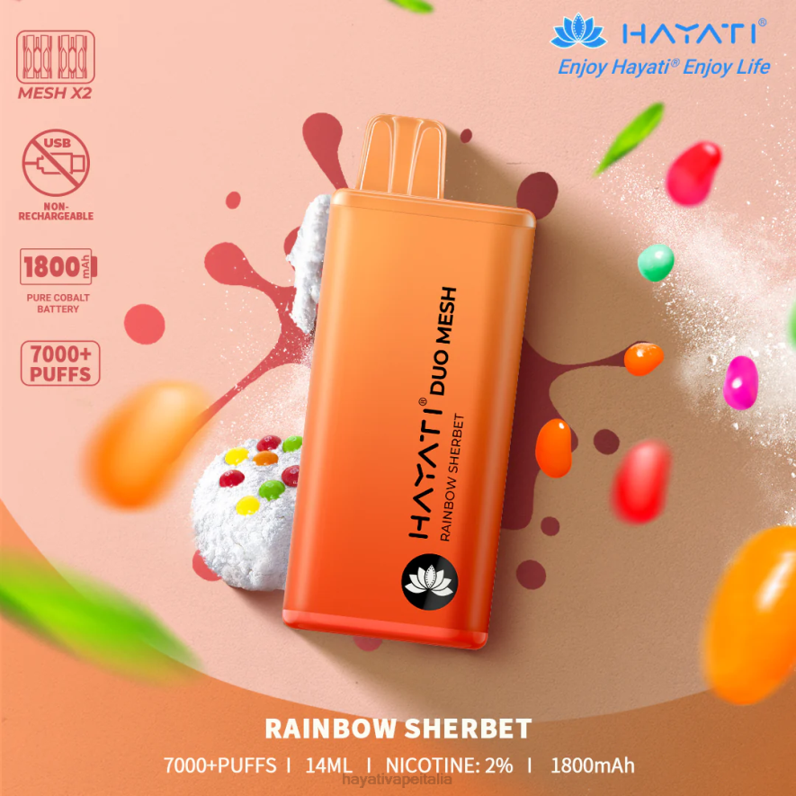 sorbetto arcobaleno