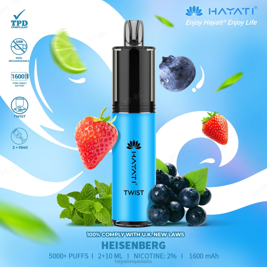 Hayati Twist monouso 6NH071 Hayati italia heisenberg