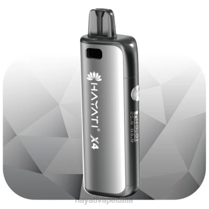 Hayati X4 sistema di capsule ricaricabili 6NH060 Hayati flavour list grigio notte
