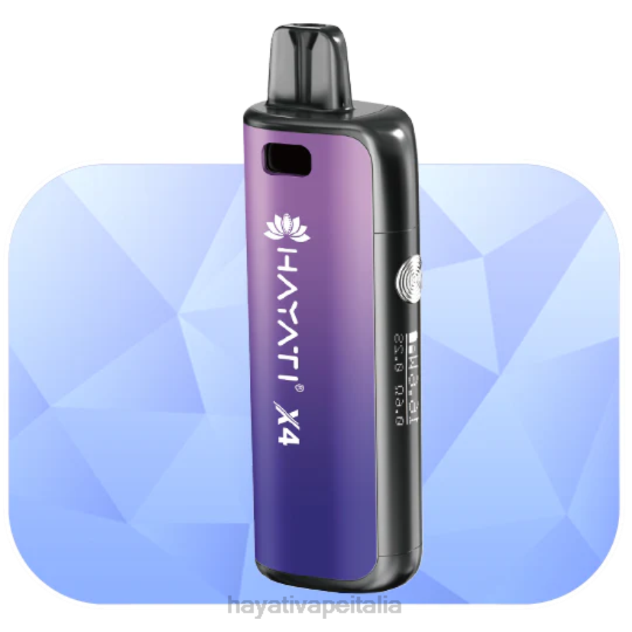 Hayati X4 sistema di capsule ricaricabili 6NH061 Hayati italia viola nebbioso