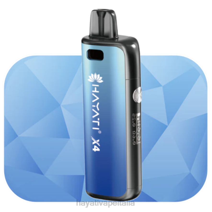 Hayati X4 sistema di capsule ricaricabili 6NH063 Hayati vape italia blu torrenziale